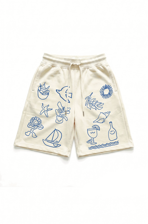 Amalfi daydream unisex shorts
