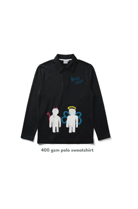 Holyshit polo sweatshirt