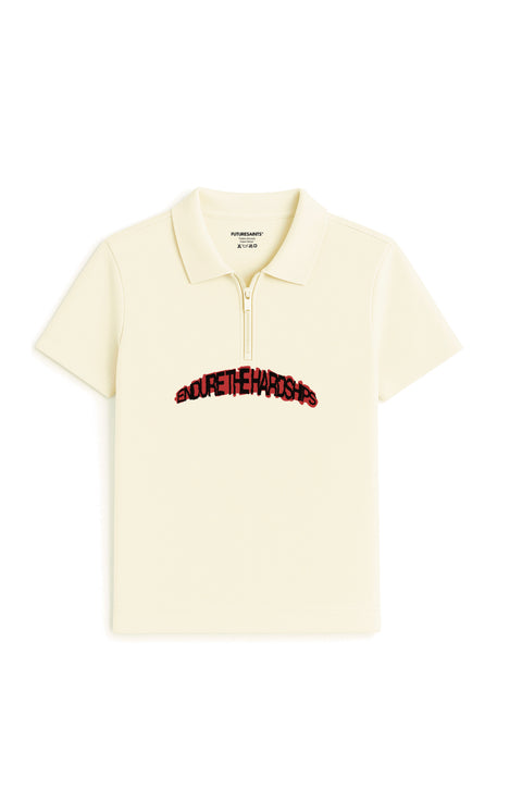 WW drafted zip polo