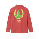 fire stallion long sleeve polo