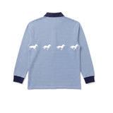 derby club striped polo