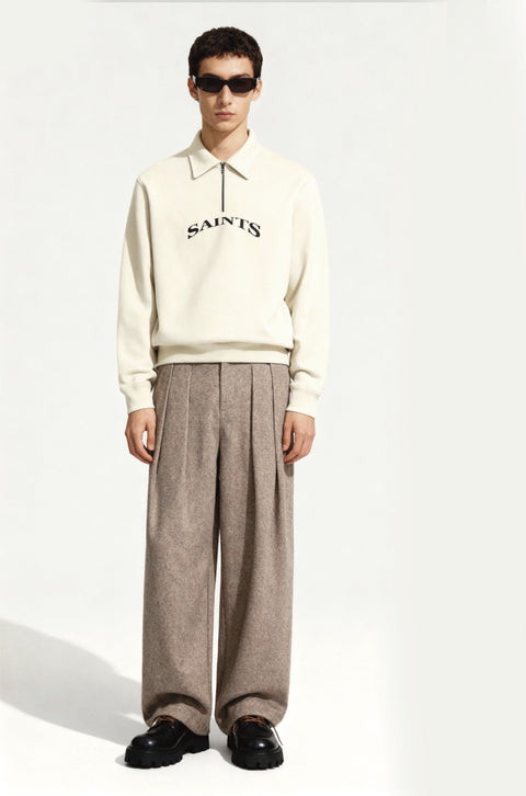 Eskimo half zipper sweatshirt