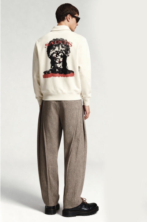Eskimo half zipper sweatshirt