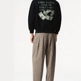 One favour half zipper sweatshirt