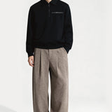 One favour half zipper sweatshirt