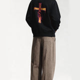 Firecross half zipper sweatshirt