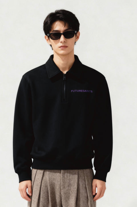 Firecross half zipper sweatshirt