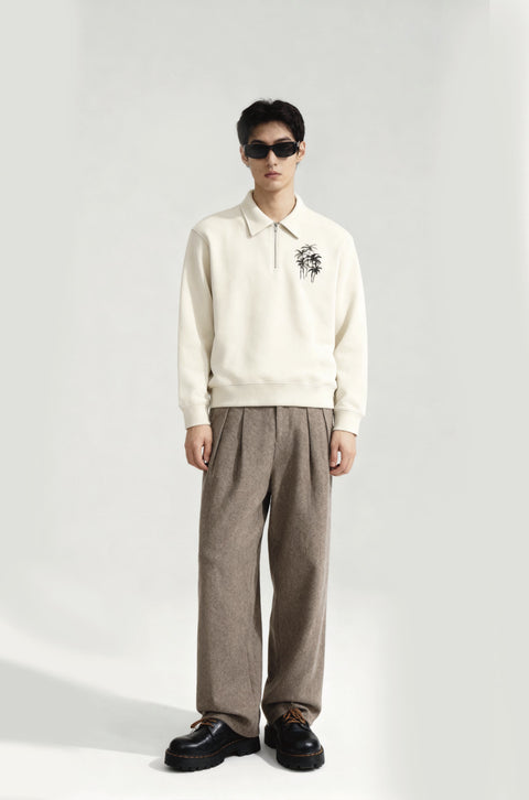 Saint palms half zip sweatshirts