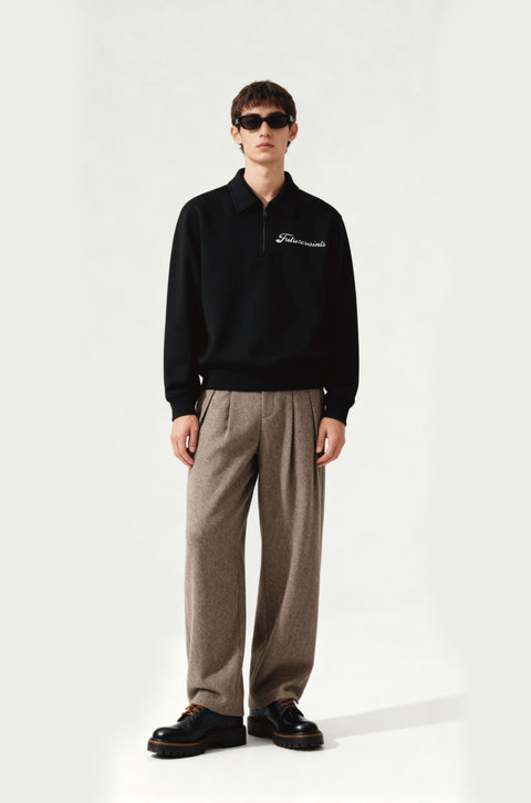 Fsnts half zipper sweatshirt