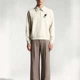 Italian way half zipper sweatshirts