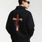 Firecross half zipper sweatshirt