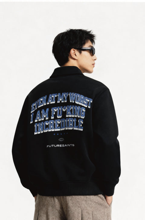 Incredible me half zipper sweatshirt