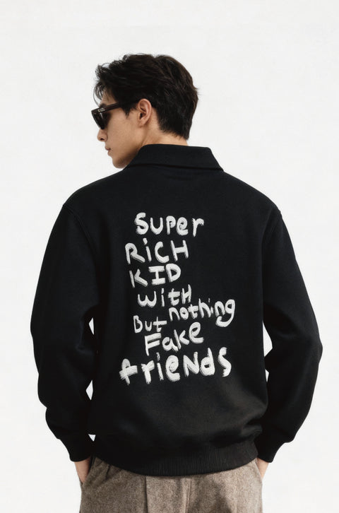 richkids half zip sweatshirt