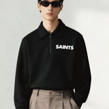 signature half zipper sweatshirt