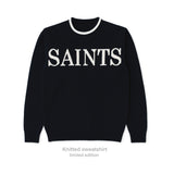 Knitted SAINTS navyblue sweatshirt