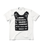 Utility vest oversized tshirt