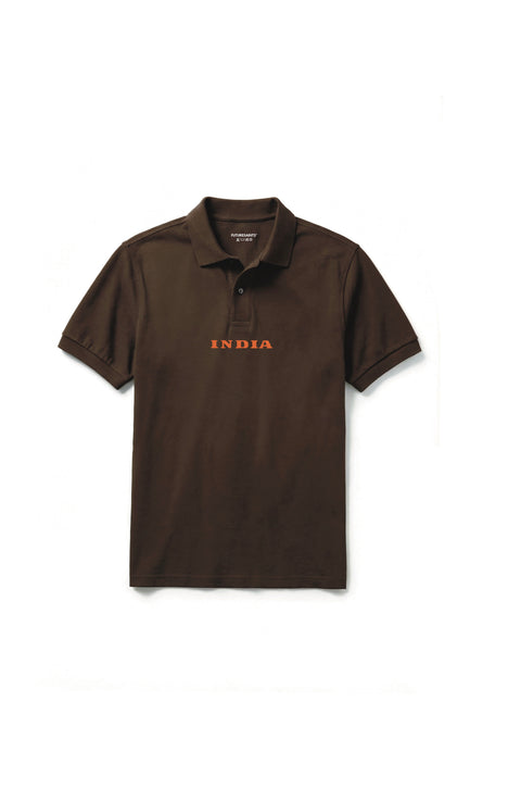 Stamp duty brown polo