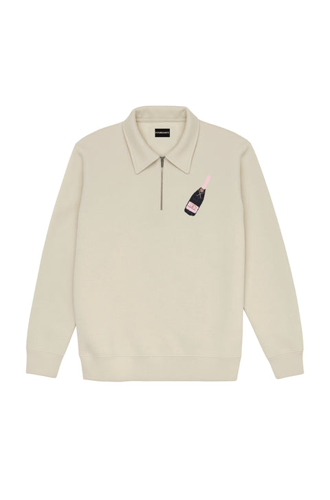 Italian way half zipper sweatshirts