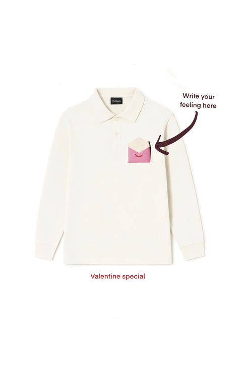 love letters long sleeve polo