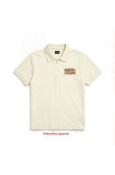 The perfect match zip polo