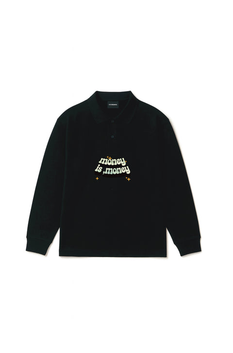 Money power long sleeve polo