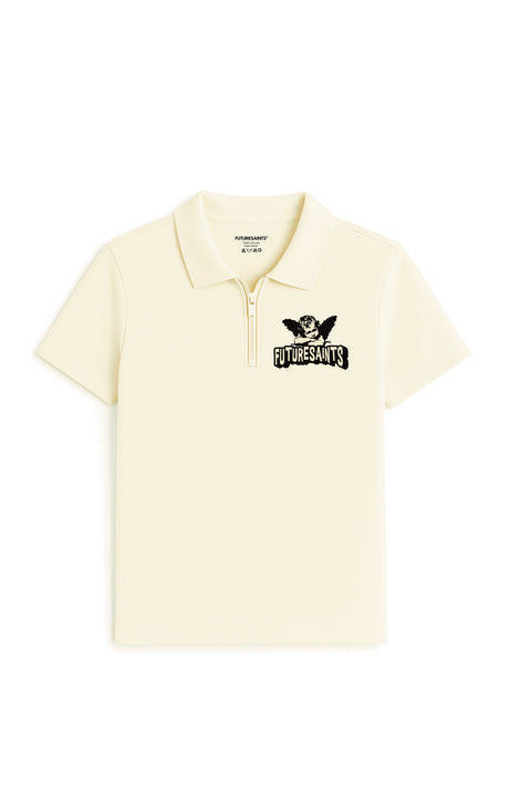 Truly sorry zip polo