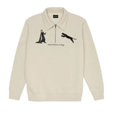 Natural selection half zipper sweatshirt