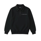 One favour half zipper sweatshirt