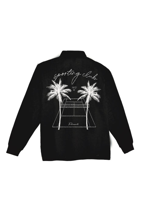 Palm club long sleeve polo