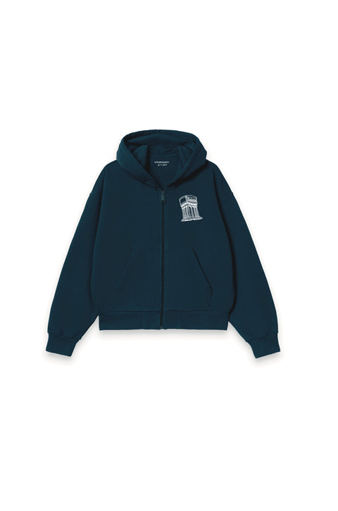 Roman pillar zipup hoodie