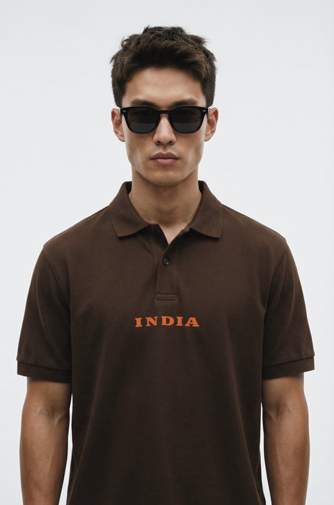 Stamp duty brown polo