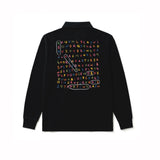 riddles long sleeve polo
