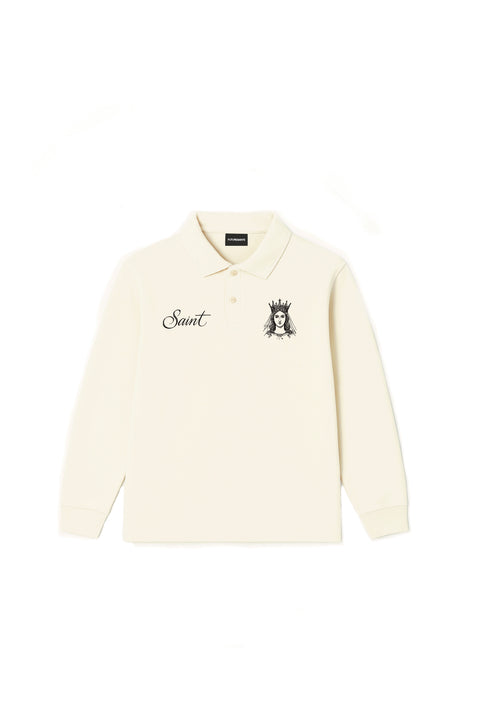 Queen saints long sleeve polo