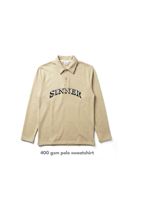 Sinner polo sweatshirt