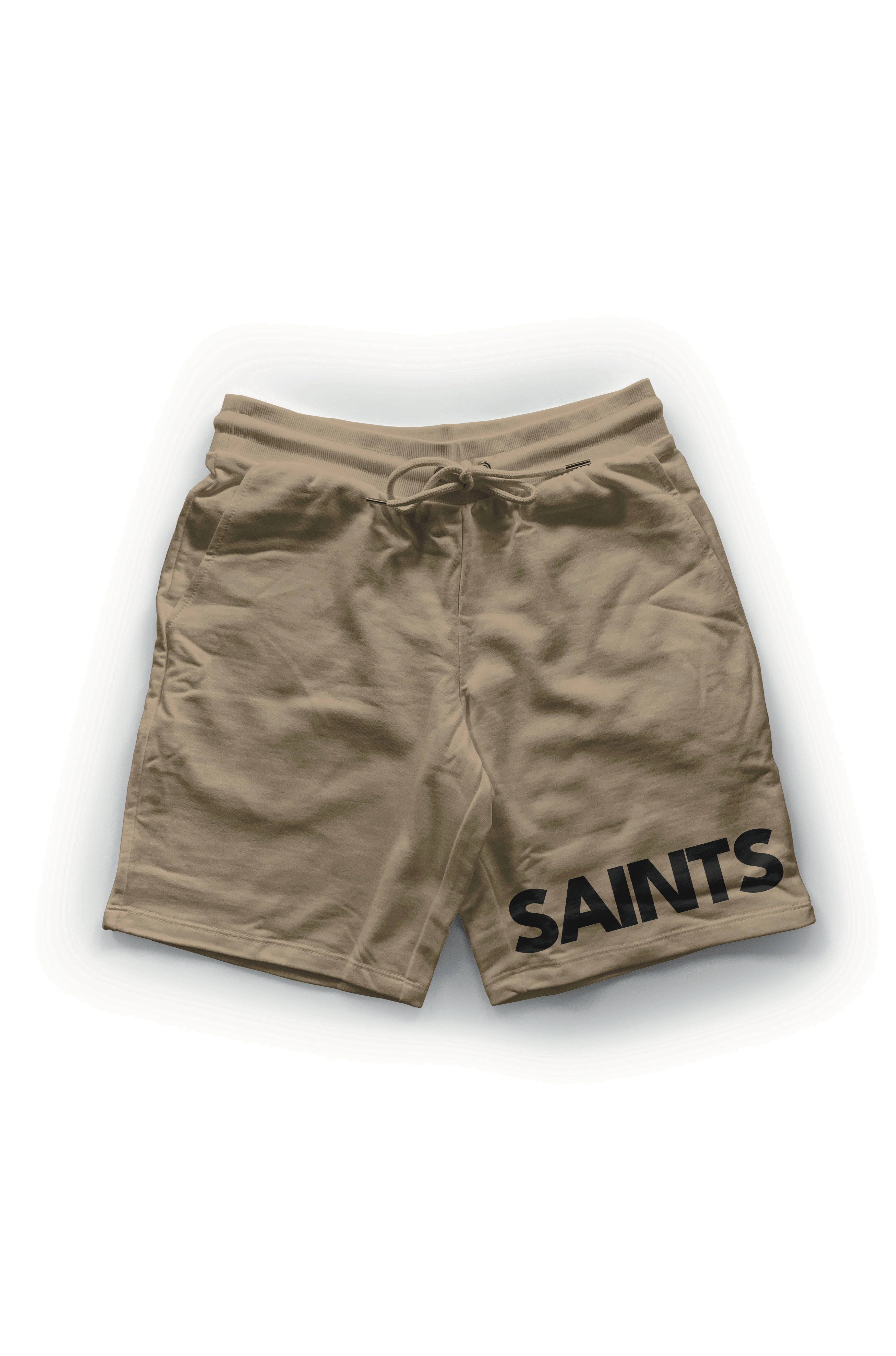 Saints signature unisex beige shorts – Futuresaints