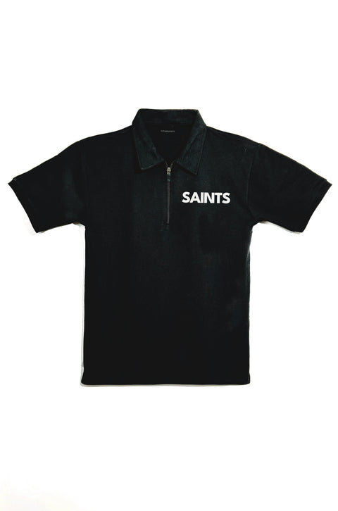 Saints signature og zip polo