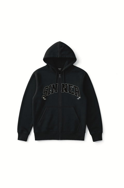 Sinner zipup hoodie