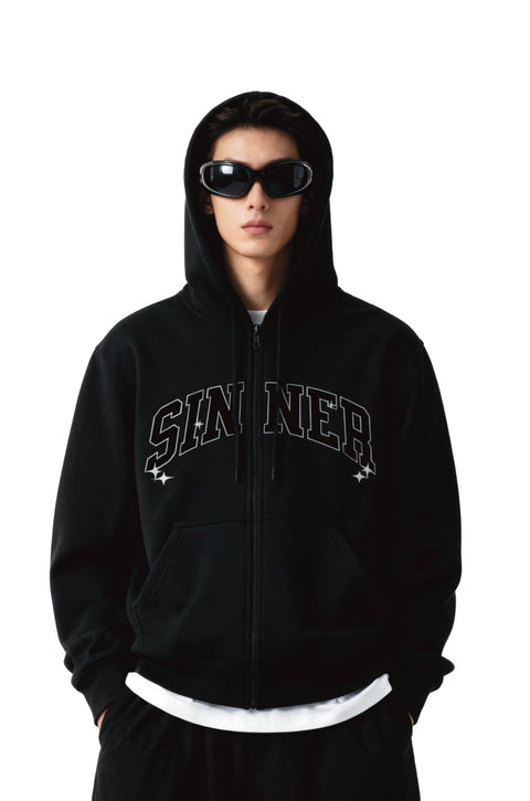 Sinner zipup hoodie