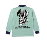 monster within striped polos