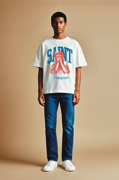 Shy liberty oversized tshirt