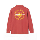 radio saints long sleeve polo