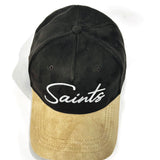 Signature saints dual tone suede cap