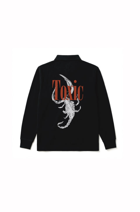 Toxic long sleeve polo