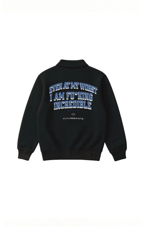 Incredible me half zipper sweatshirt