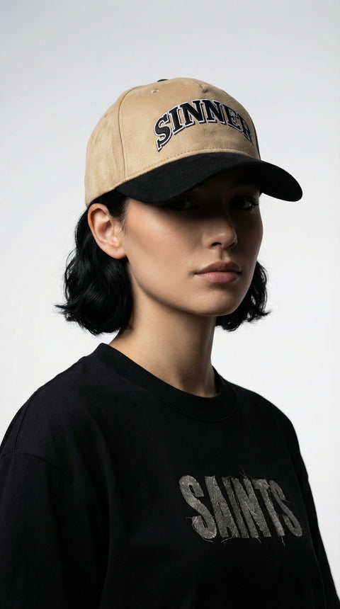 SINNER dual tone cap