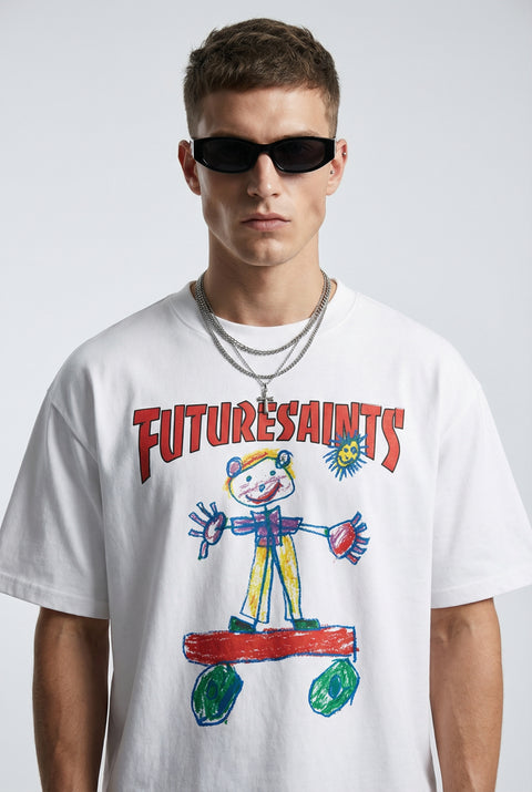Crazy crayons oversized tshirt