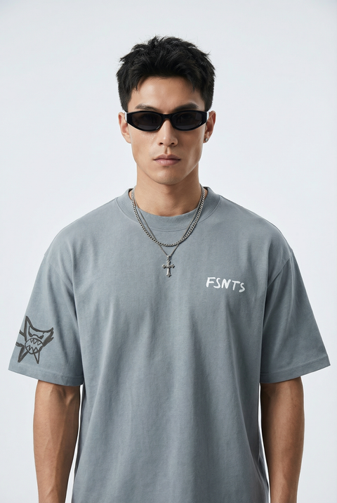 Precautions oversized tshirt
